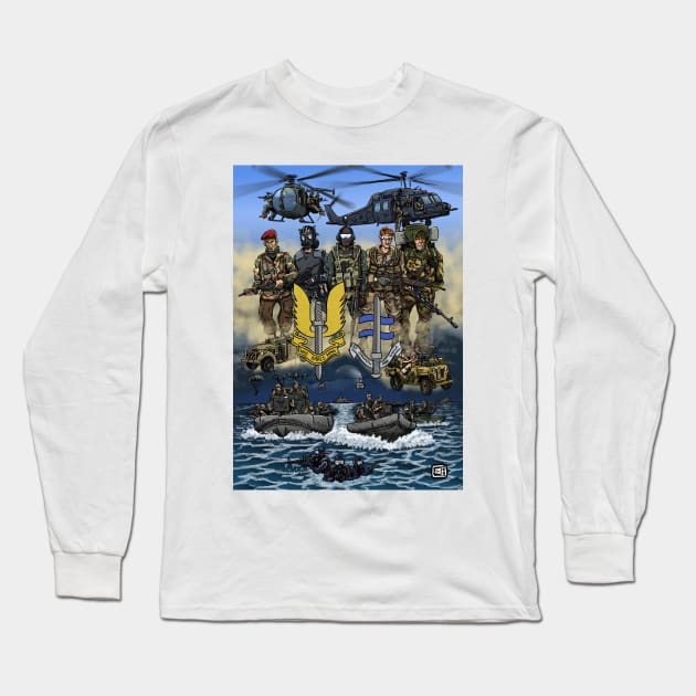 He Who Dares Long Sleeve T-Shirt by matjackson